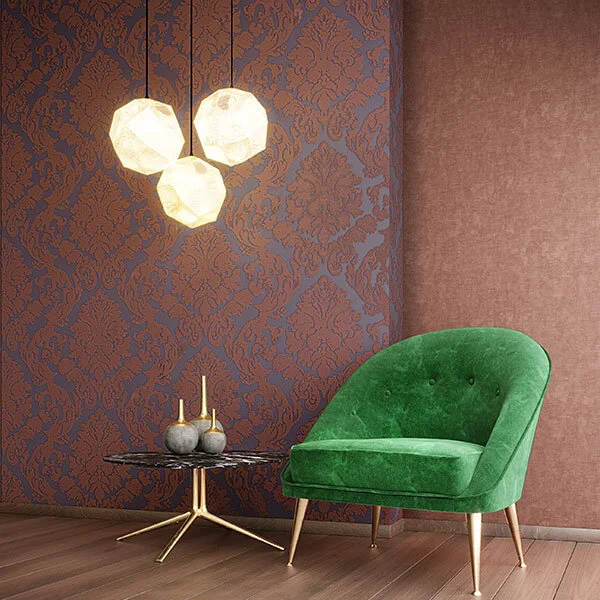 27706 Veneziani Damask Wallpaper Transform Your Space with Stunning