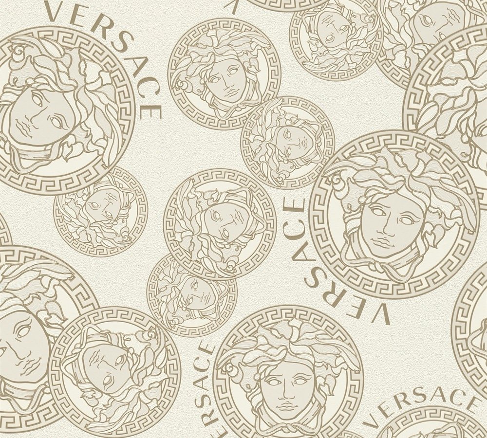 Versace Greek Key Black Wallpaper 935234 | Transform Your Space with ...
