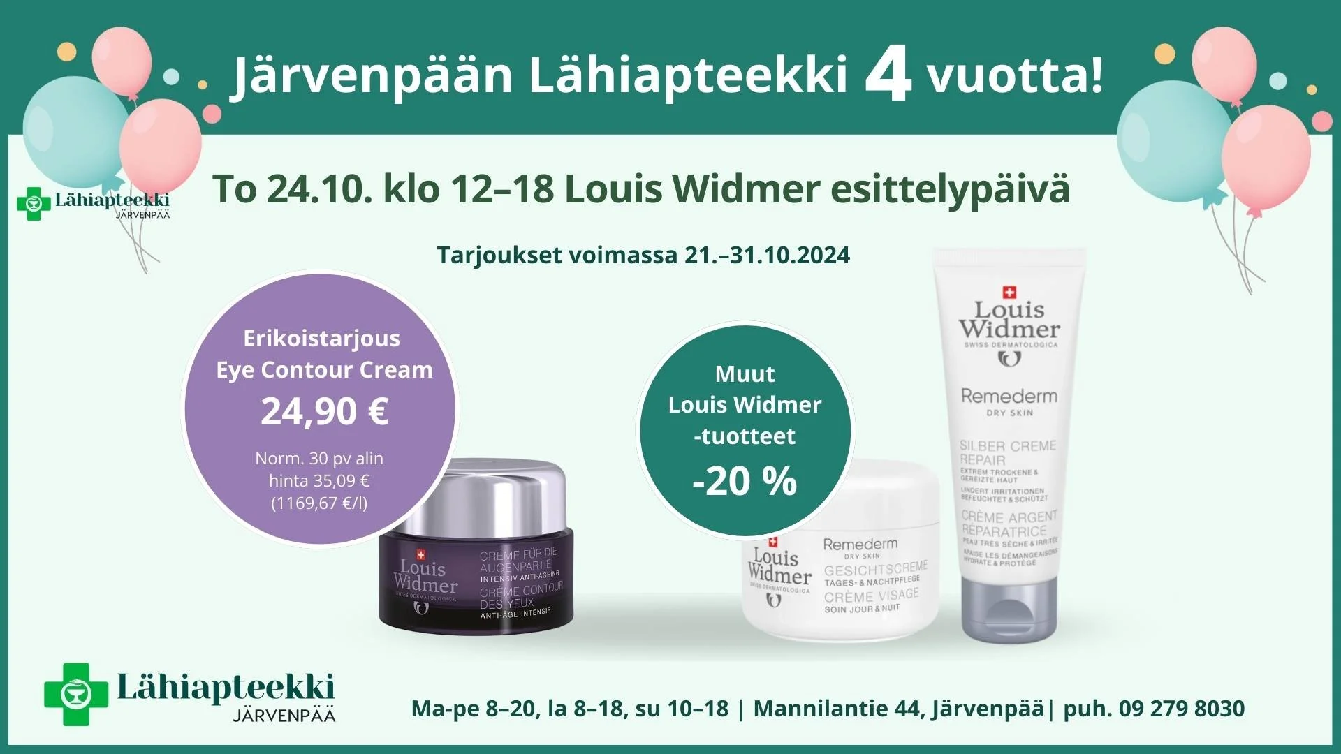 Louis Widmer esittelypäivä