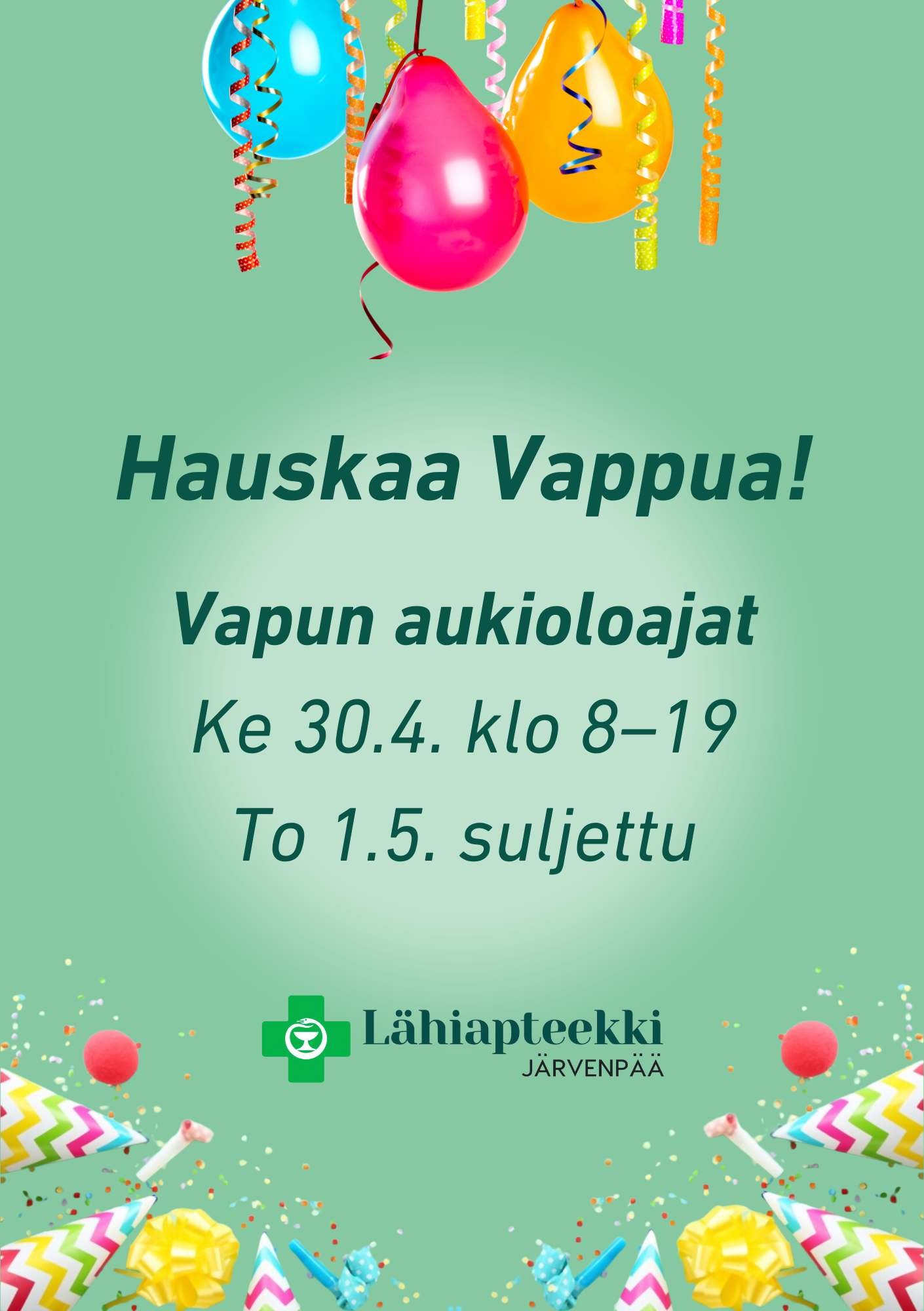 Hauskaa Vappua 2025!