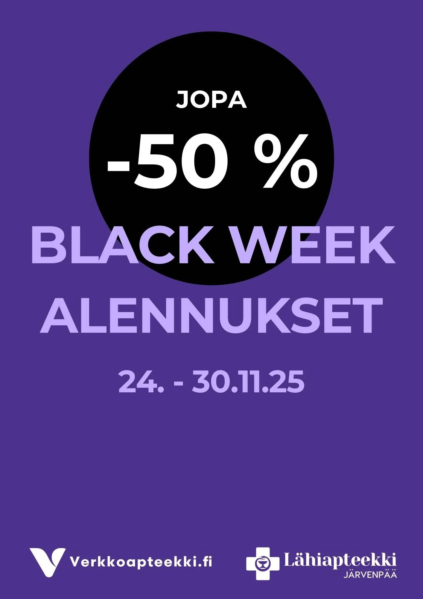 Miten hyödyntää apteekkien Black Week 2025 -tarjoukset viisaasti