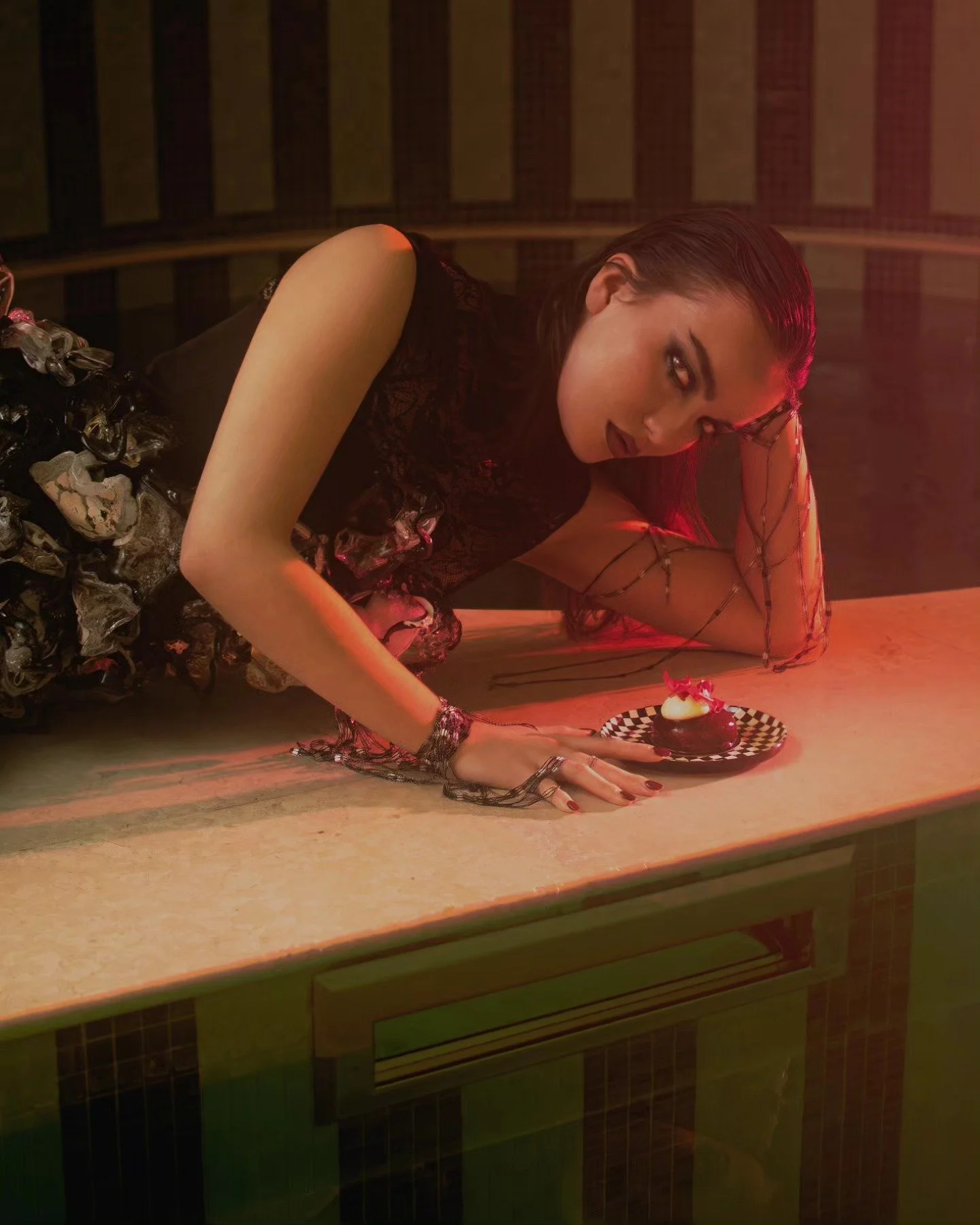 Press @ponnymag (MEX) Issue 2025 - For @lunatruchement designs 🥻@caroline_haquin desserts🧁

Photo/Edit @studiolaurama #shotbysucci 📸 
Model :  @loulouu_p 🎀 
Make-up : @eden.makeupartist 💄
Location @legrandmazarin @maisonspariente ✨️