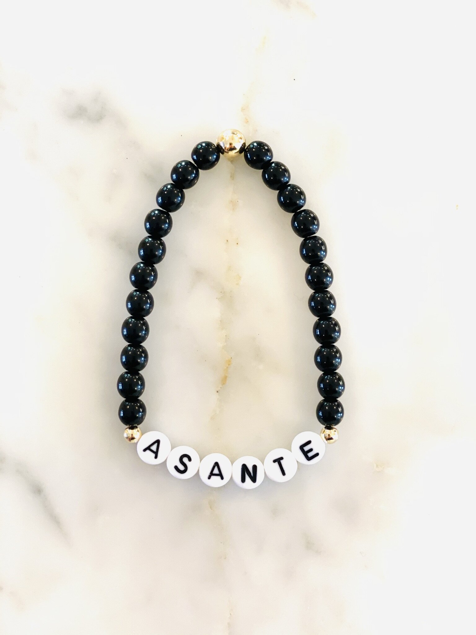 Our Asante black onyx bracelet.
