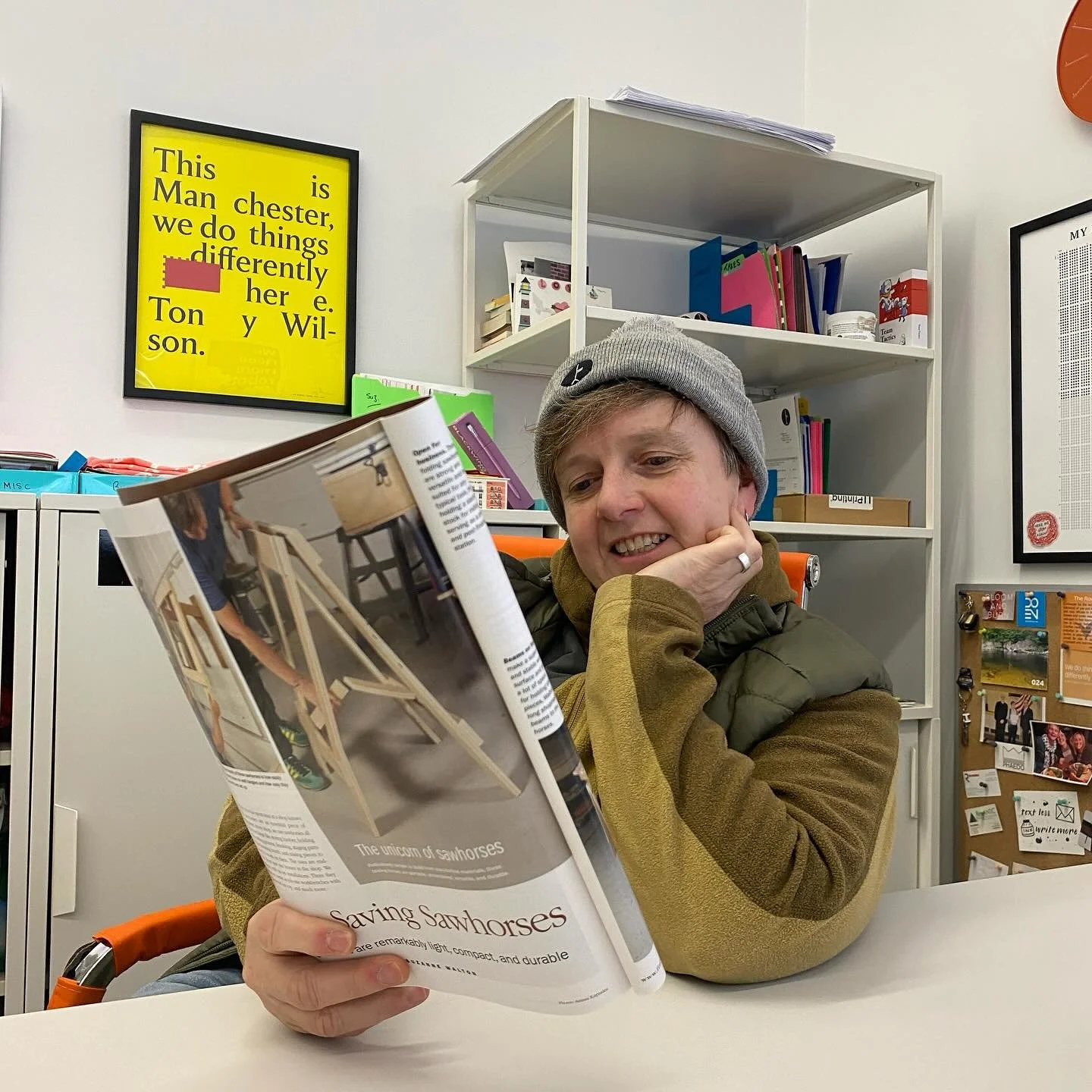 &ldquo;Huh, there are some really good tips in this issue of @finewoodworkingmagazine &hellip;&rdquo; -Suz

Grateful to be featured alongside these hardworking sawhorses in the annual tools &amp; shops issue of Fine Woodworking magazine.