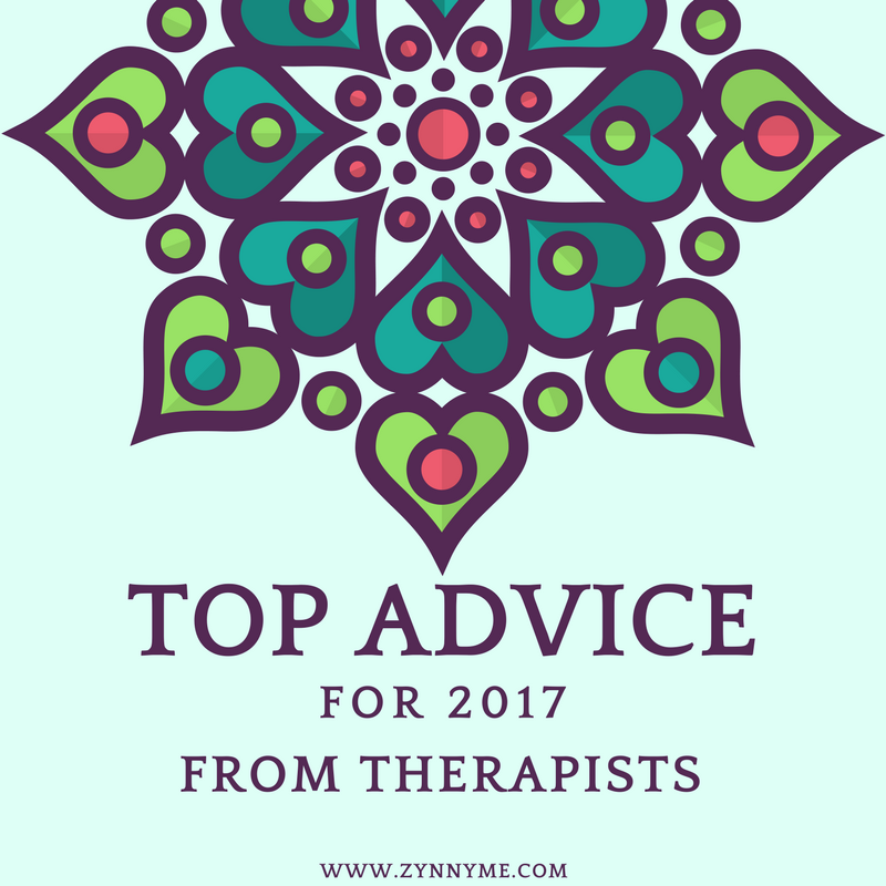 Top Advice for 2017 from Therapists