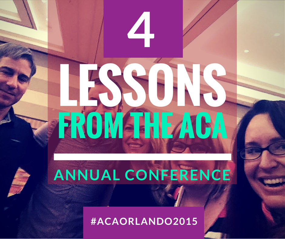 4 Awesome Lessons from the American Counseling Association Conference