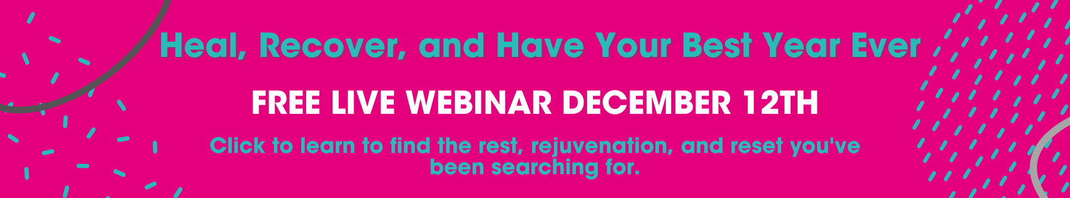 Free Training Webinar December 12th 2024