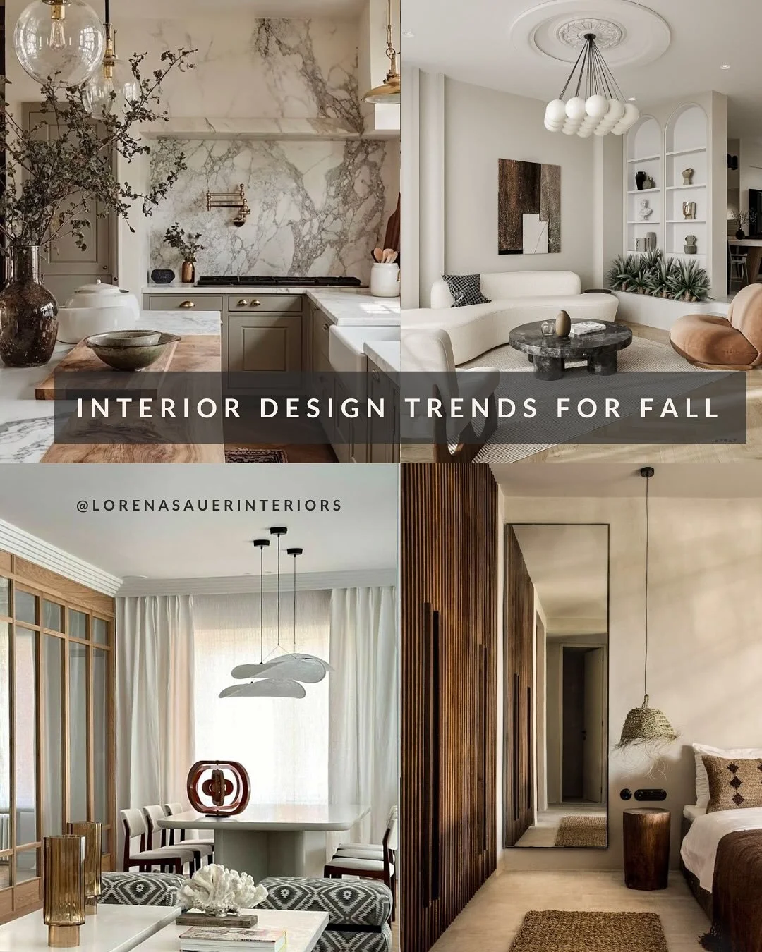 This season is all about creating spaces that feel as good as they look:

1️⃣ Midimalism &ndash; balancing clean lines with soulful accent pieces and rich textures.
2️⃣ Health-focused spaces &ndash; interiors that support wellness, from natural light