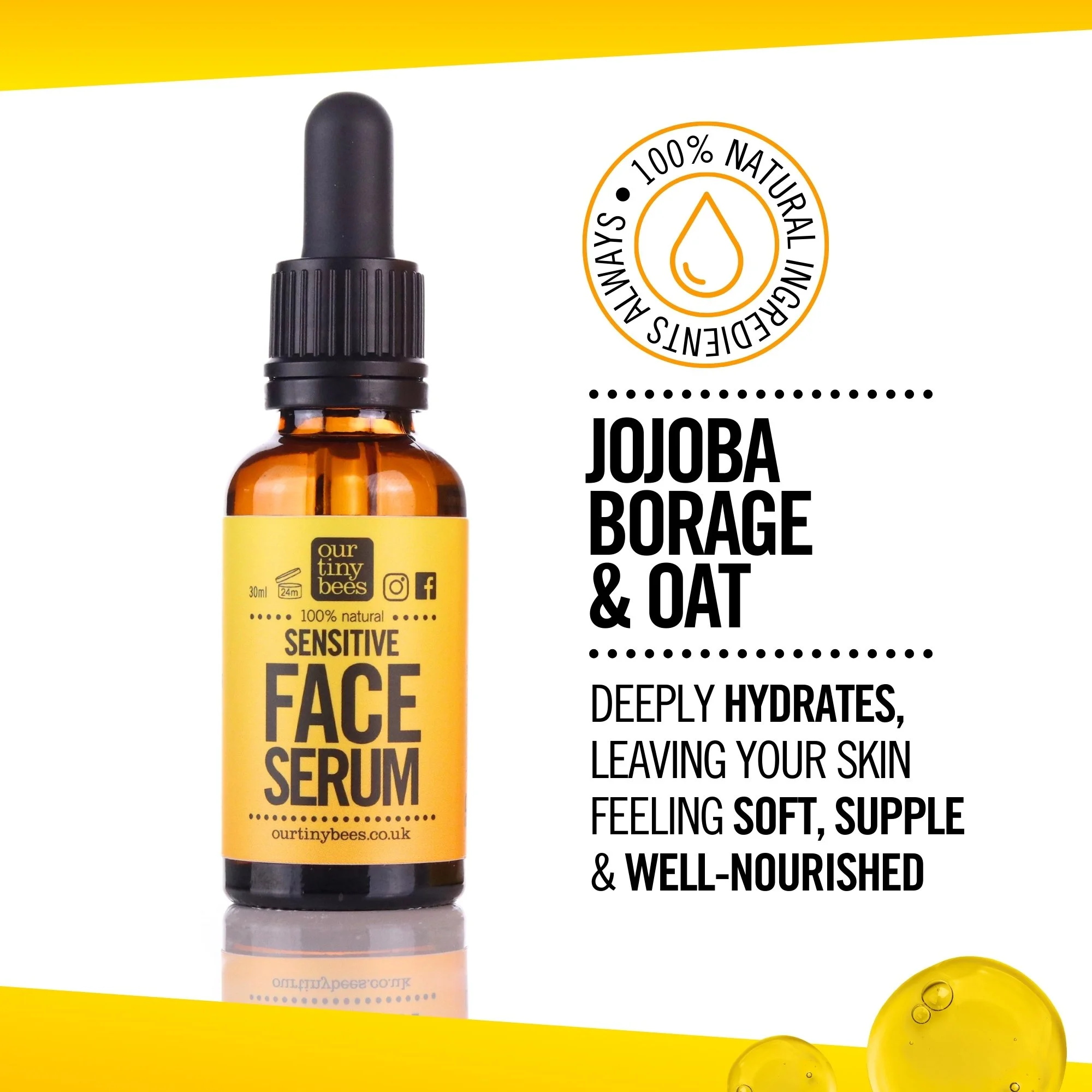 Moisturizing Face With Natural Ingredients Aging Formula -