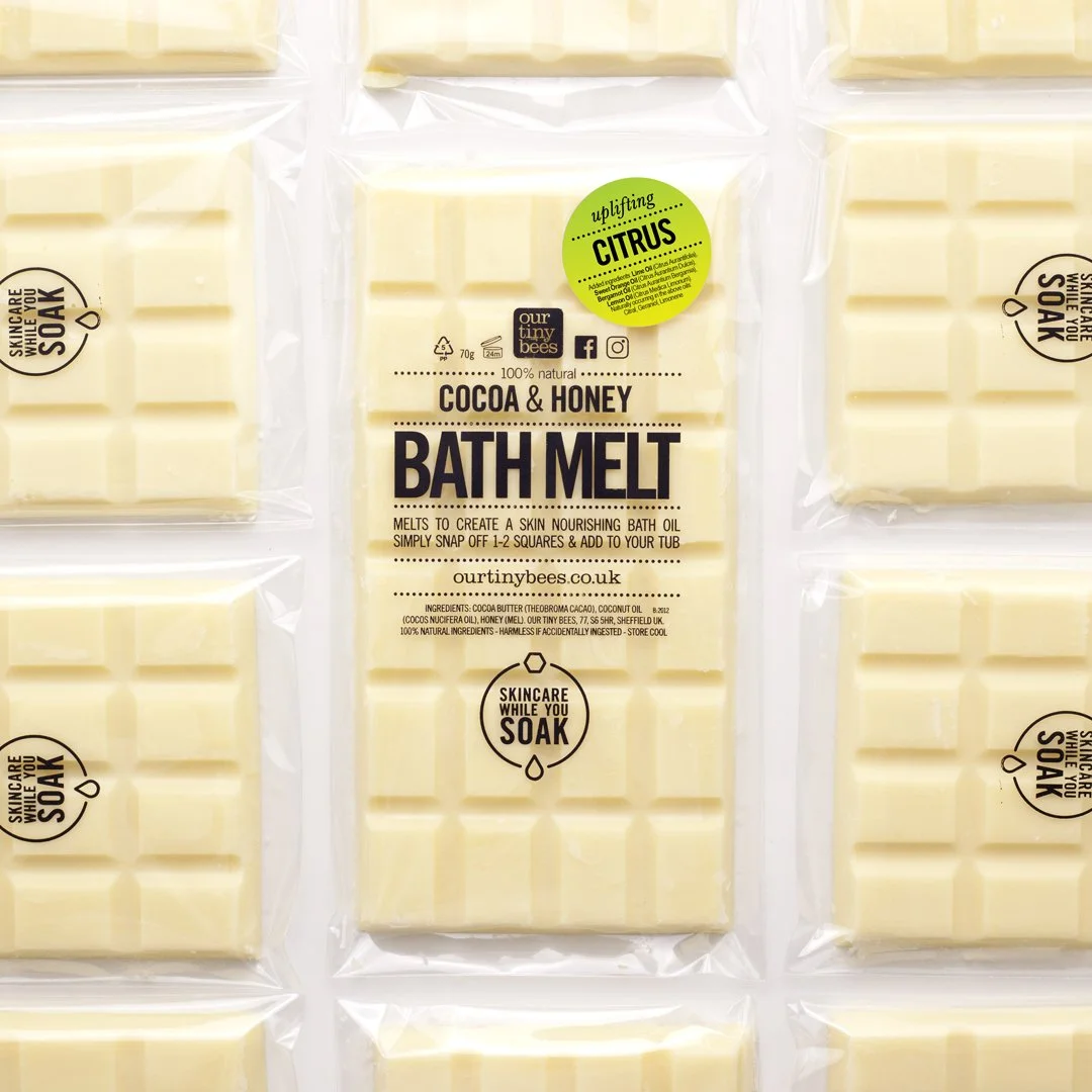 ALL ABOUT BATH MELTS — Our Tiny Bees 100 Natural Skincare
