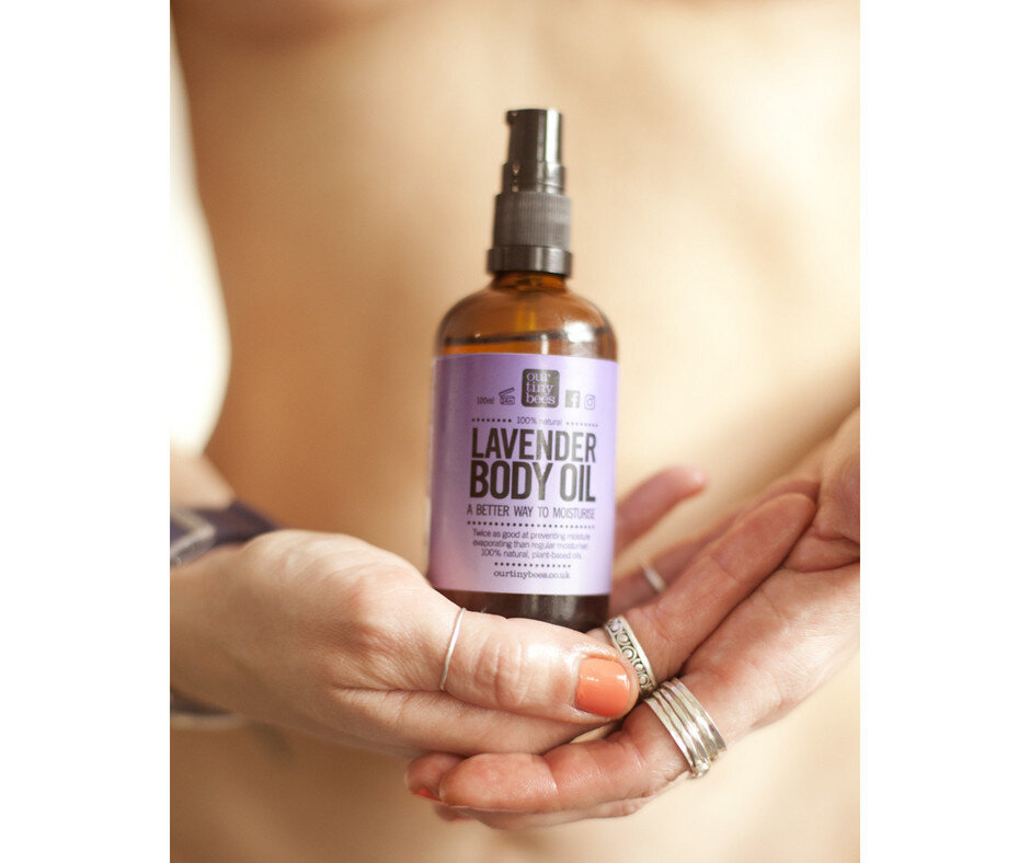 100% Plant-Based, our Body Oils leave your skin feeling silky soft - all day long. https://www.ourtinybees.co.uk/shop/body-oil