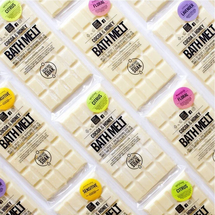 24 skin-softening cubes of joy - welcome to the wonderful world of our all-natural bath melt.
https://www.ourtinybees.co.uk/shop/bath-melts