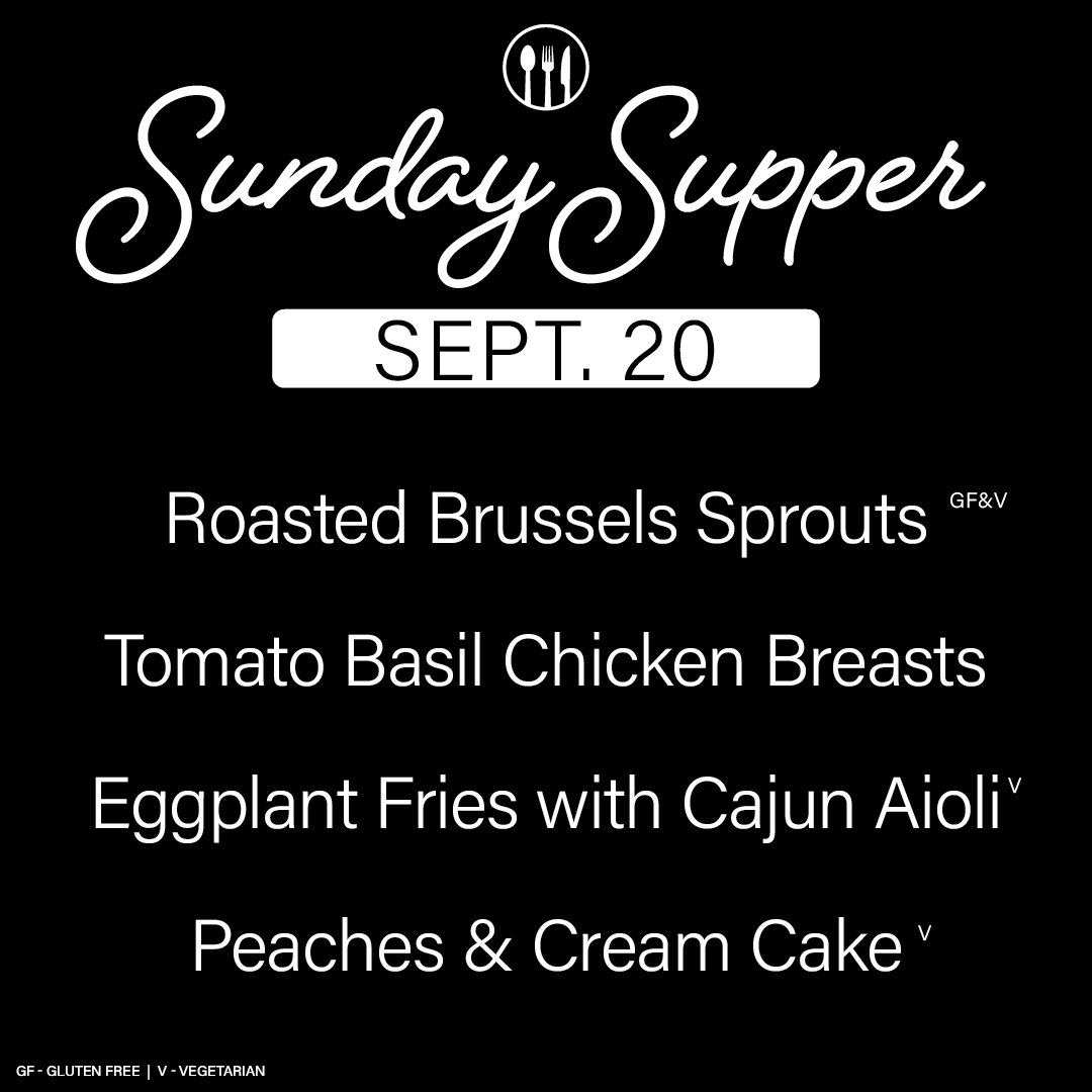 Sunday Supper - Sept. 20