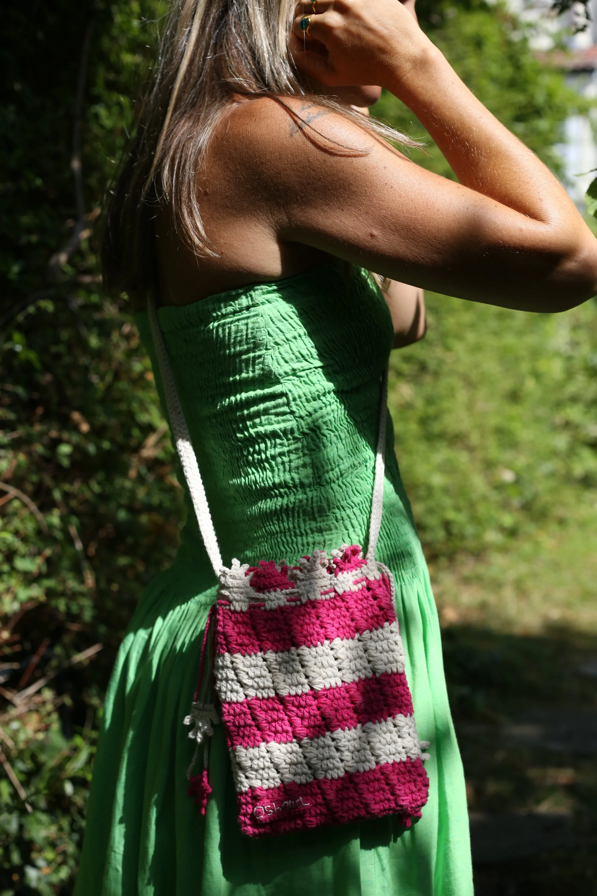 Murjana crochet crossbody bag