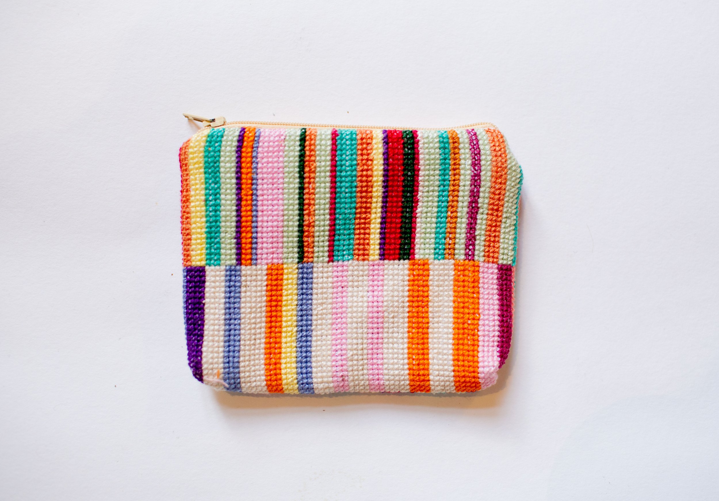 Coin purse - stripes