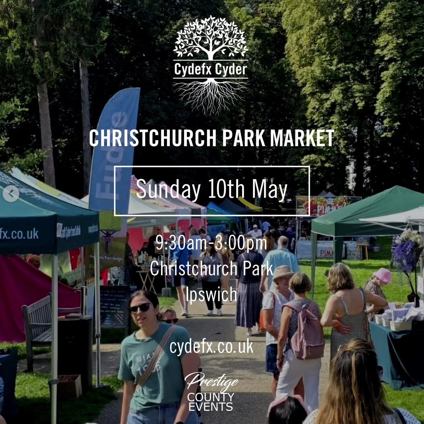 Hey! We're in Christchurch Park (Ipswich) tomorrow - our first market with 2026 stock - New for us: SPARTAN and a SPECIAL RESERVE PERRY! Come and have a sample and enjoy the beauty of the park on a spring day! @christchurchparkmarket #craftcider #rea