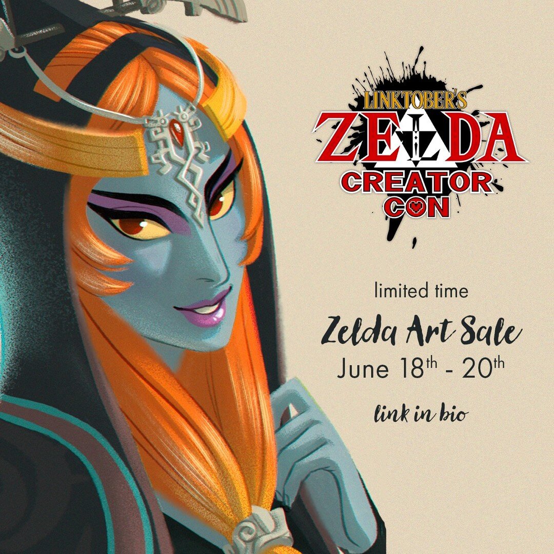 [Ad] ✨Zelda Art Sale - Linktober Creator Con ✨
I'll be at the online convention @linktober Creator Con this weekend, June 18-20 ( find me at Clock Town Market). My Zelda art will be available in my shop for this limited time! If you wanted to buy som