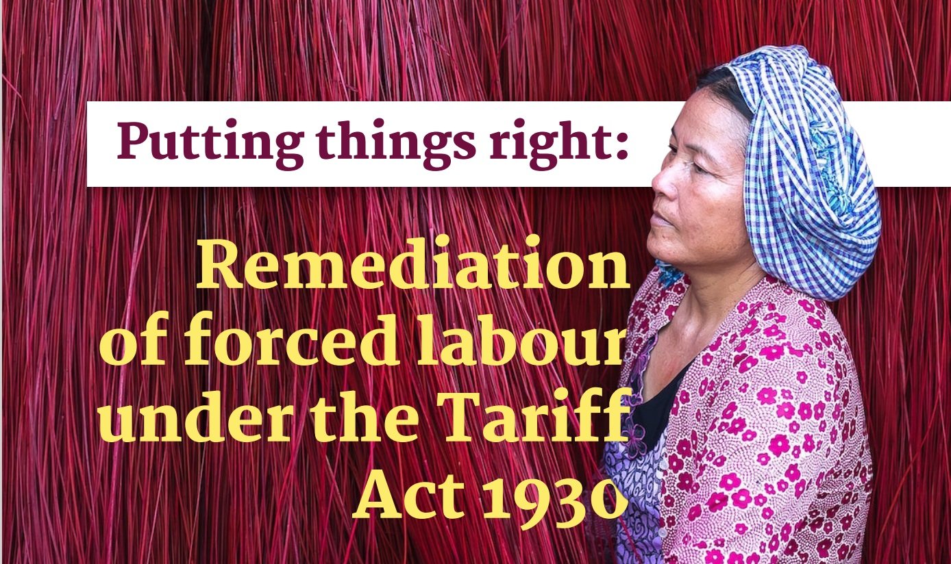 Remediation of forced labour under the Tariff Act 1930 — The Remedy Project