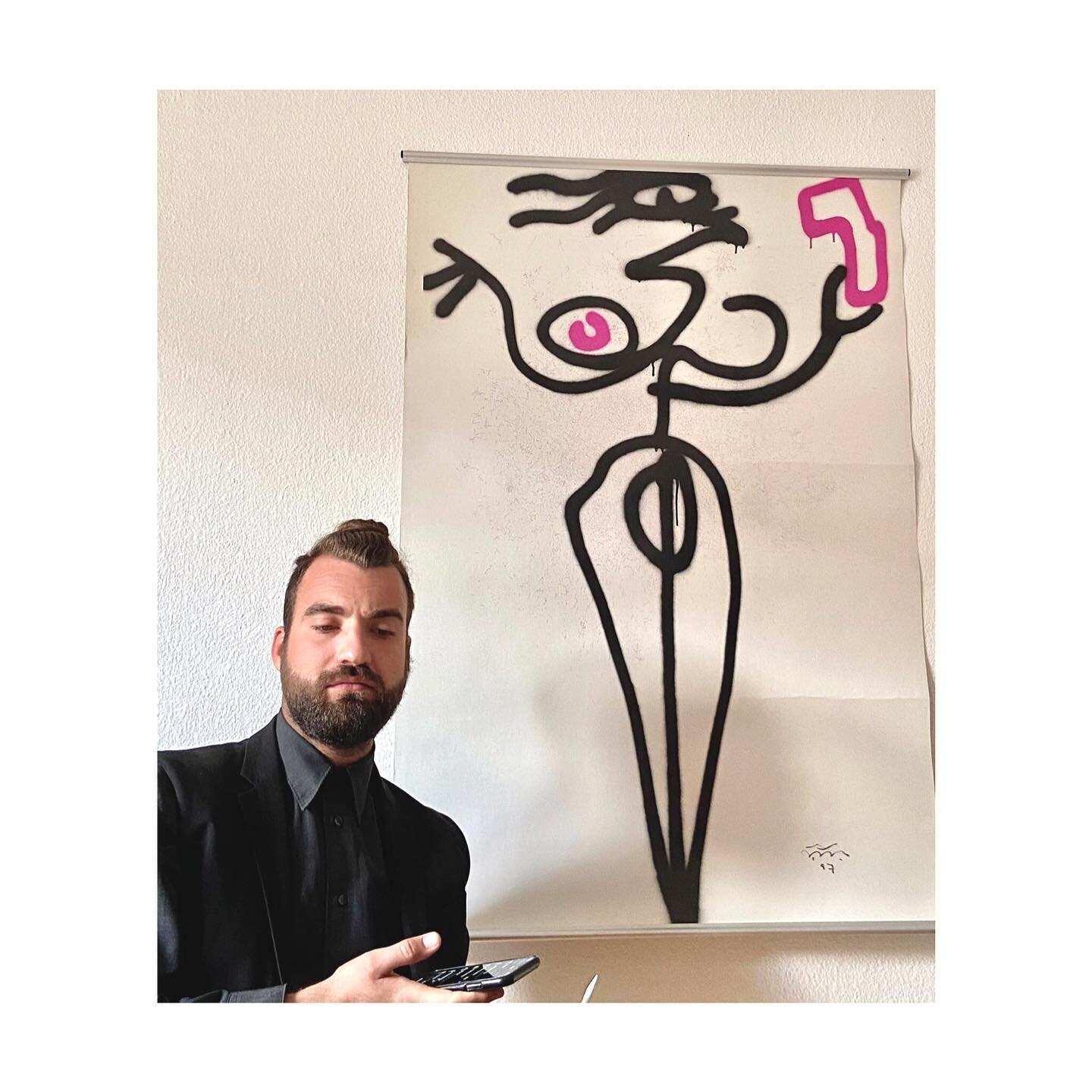 14.04.21 Ein verwirrter Beyeler und ein verirrter N&auml;geli
Sitzung mit @spieglerey_ (@yadfir und @00roach) 
.
.
.
#zine #zines #kunsttextlich #werkbeschreibung #text #meeting #haraldnaegeli