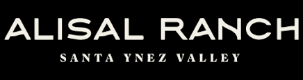 Alisal Ranch sign with black background and white text including Santa Ynez Valley