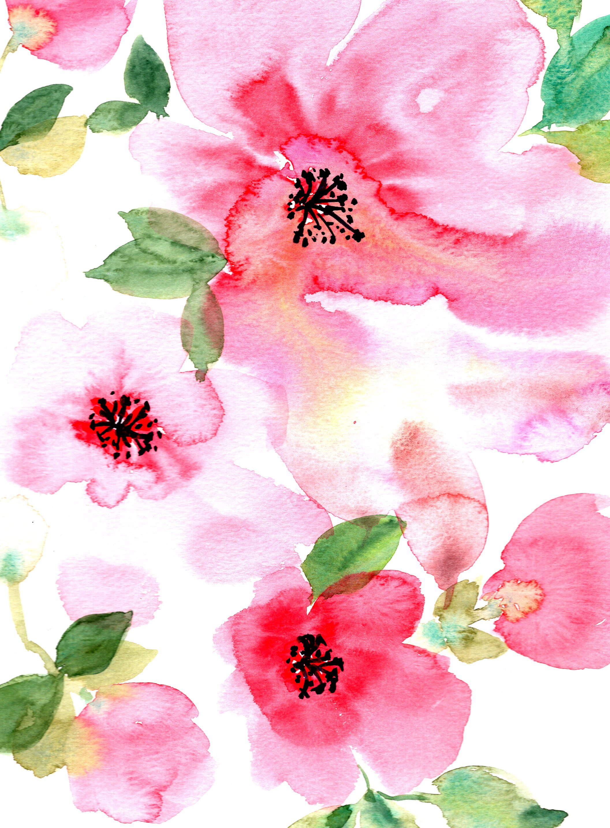 Pink floral-IA-0001