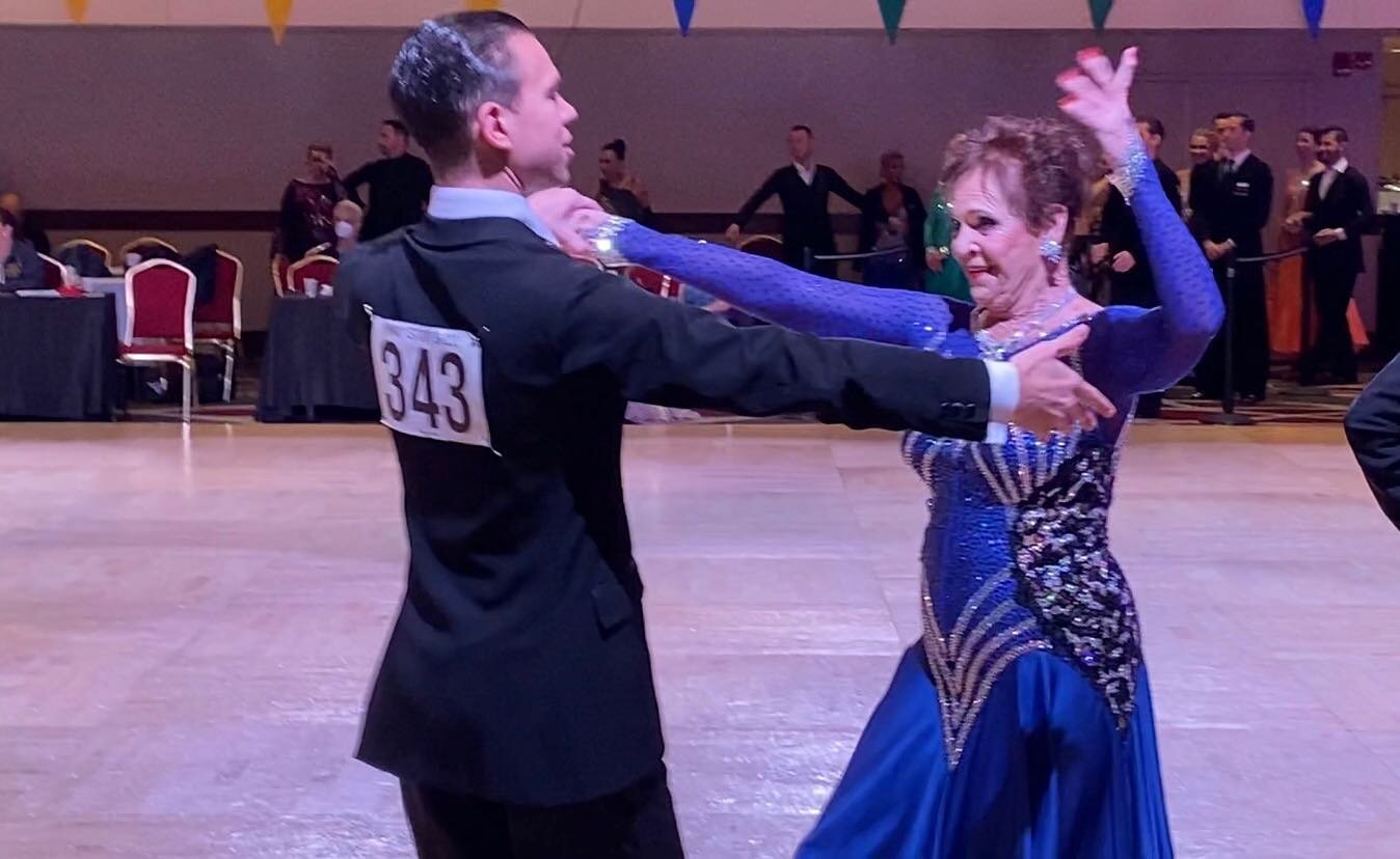 Mentorship is like dance, one leads one follows.  Amazing energy flows when no one knows there role

Brent Yates

*pictured is my mom JoAnn Yates at the Ohio Ball this Nov! Still competing and has never stopped living UP! #soproud