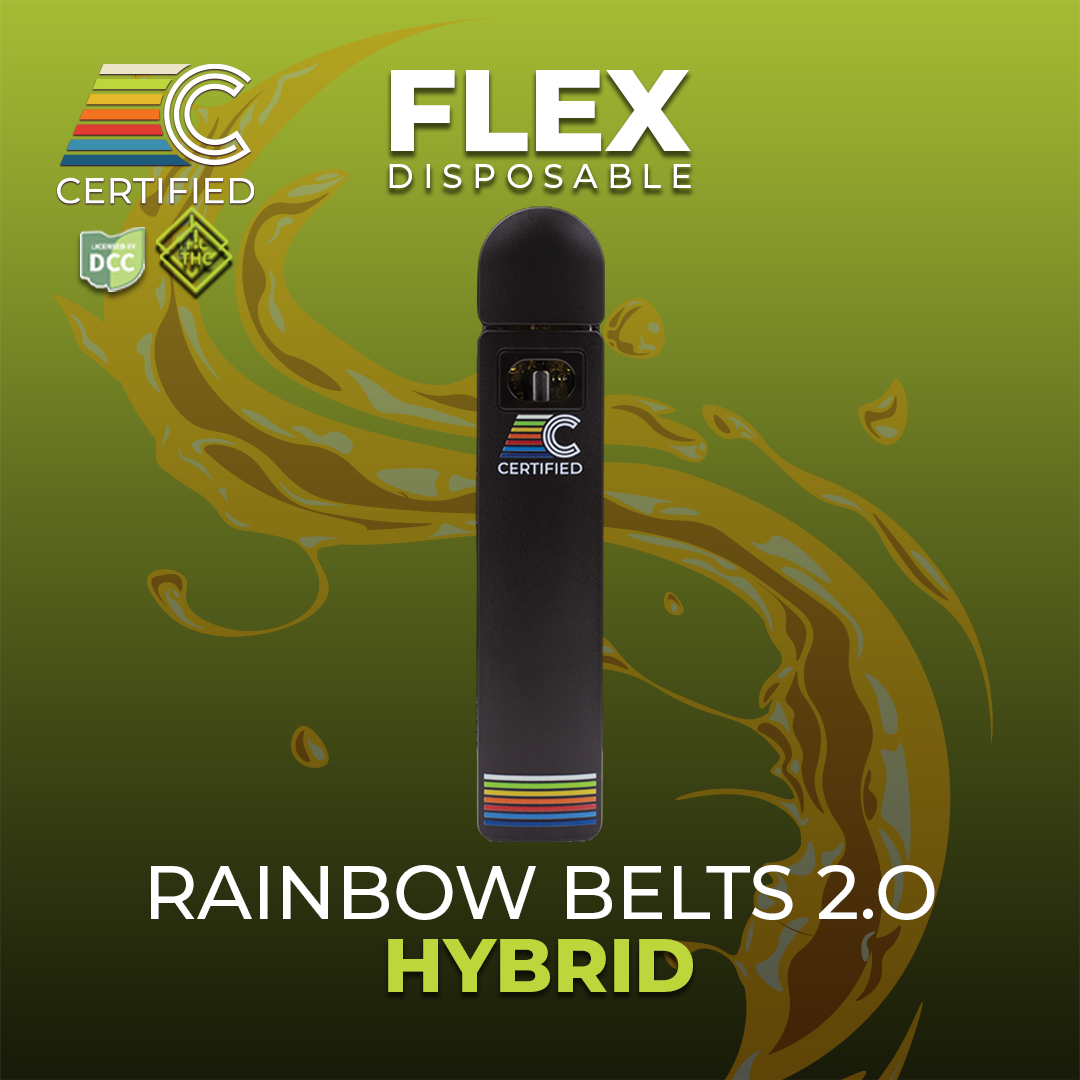 Rainbow Belts 2.0 - 1g FLEX Disposable | CERTIFIED