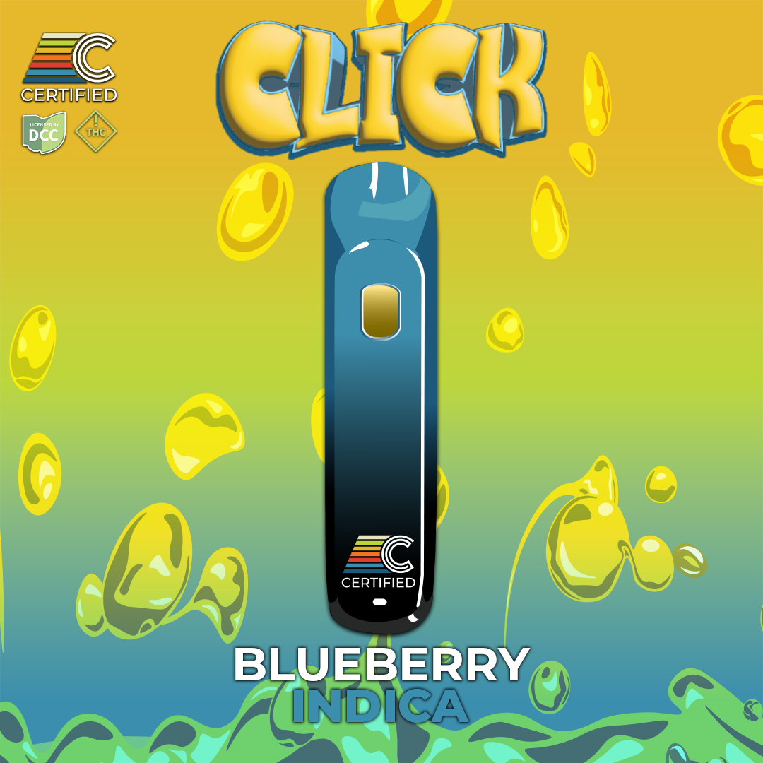 Blueberry - CLICK | 1g Distillate Disposable