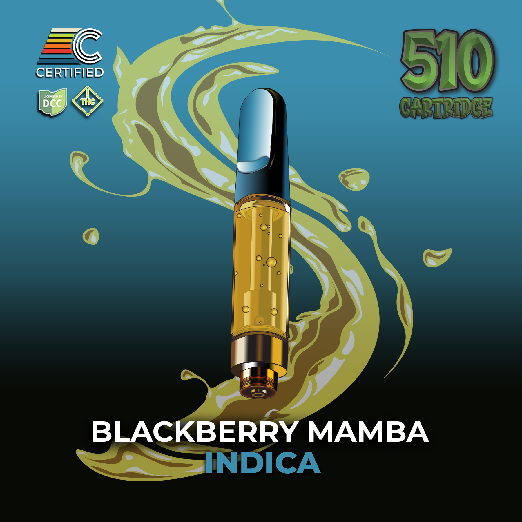 Blackberry Mamba - 1g Cartridge | CERTIFIED