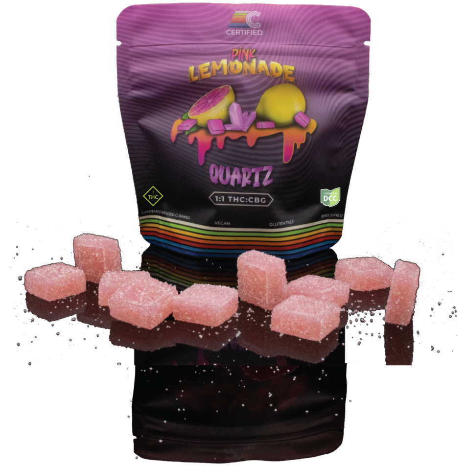 CERTIFIED Pink Lemonade CBG Gummies