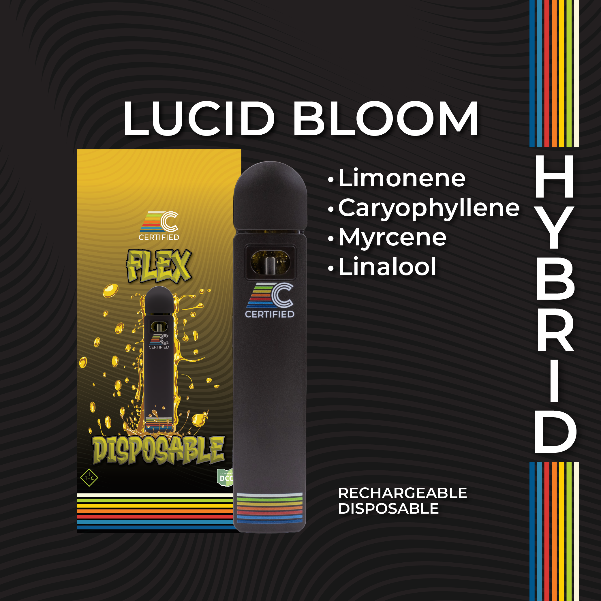 Lucid Bloom - 1g FLEX Disposable | CERTIFIED