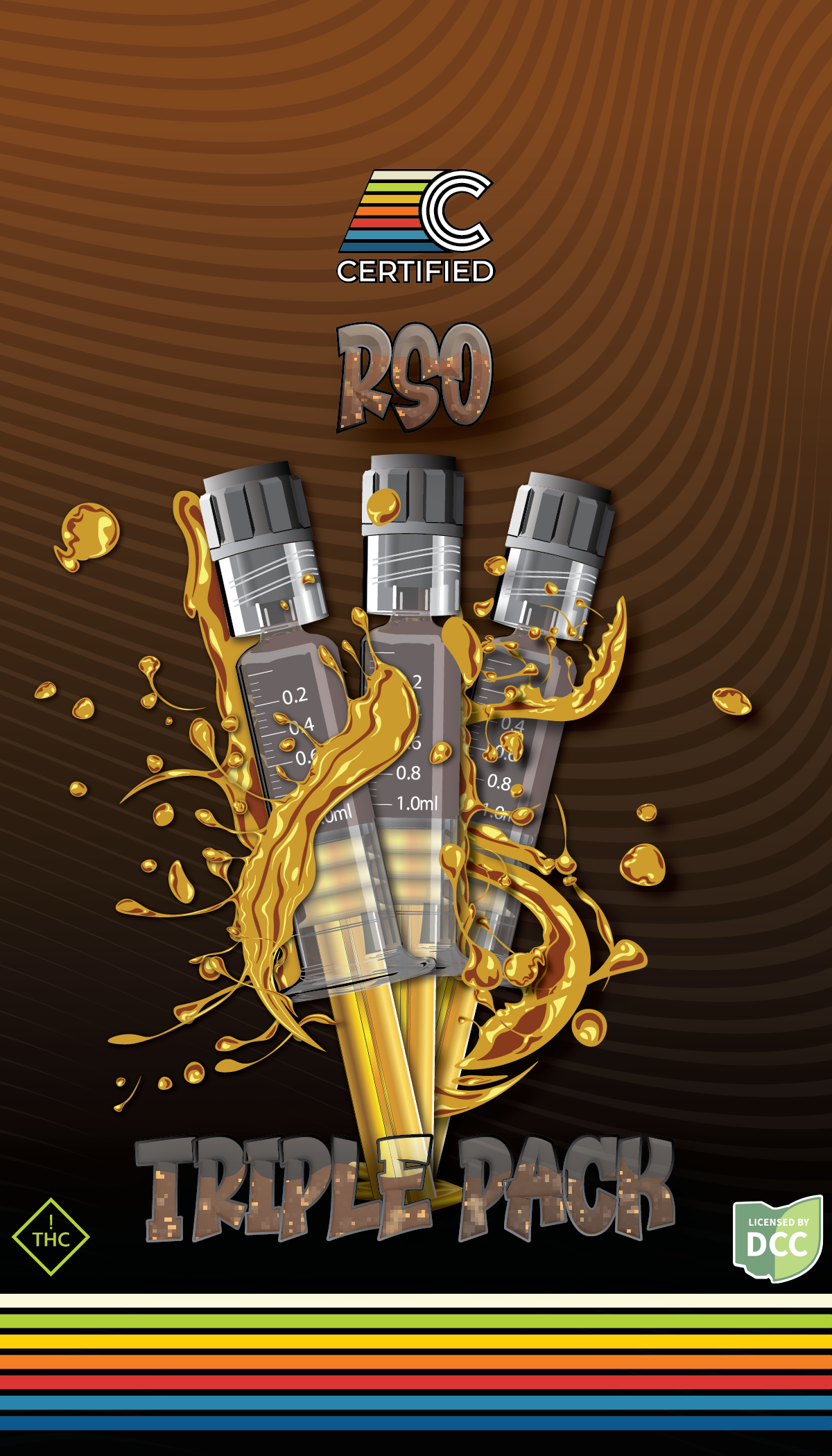CERTIFIED RSO 3-pack packaging