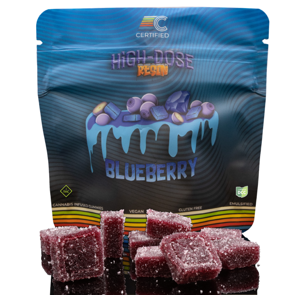 CERTIFIED High-Dose Blueberry Gummies