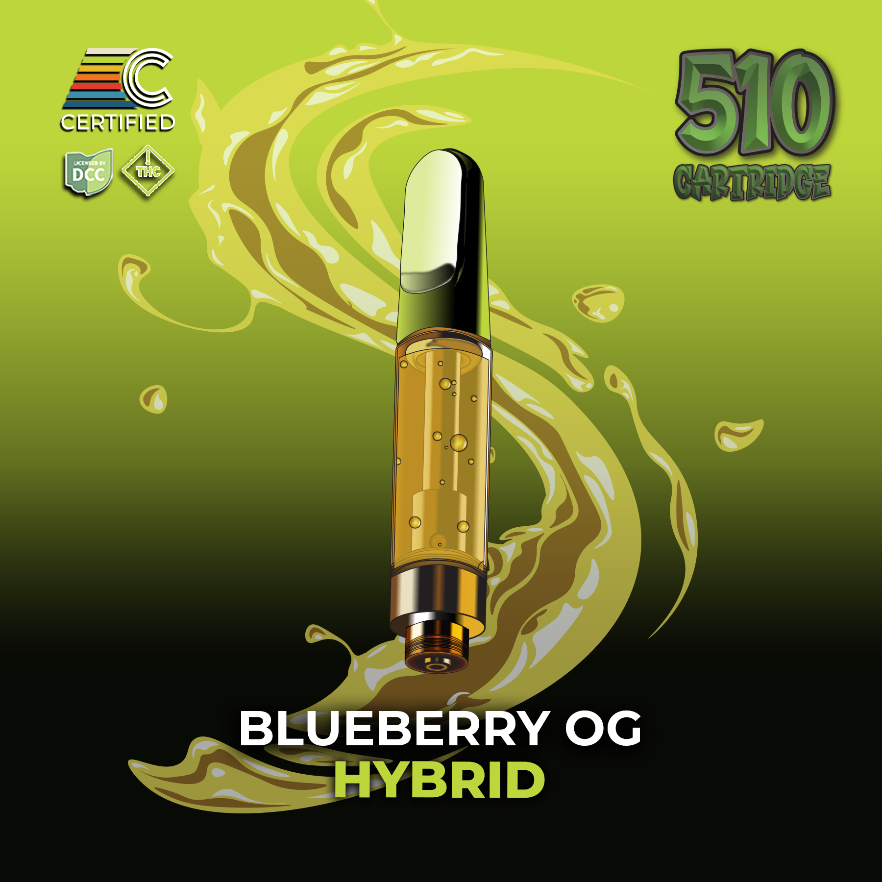 Blueberry OG - 1g Cartridge | CERTIFIED