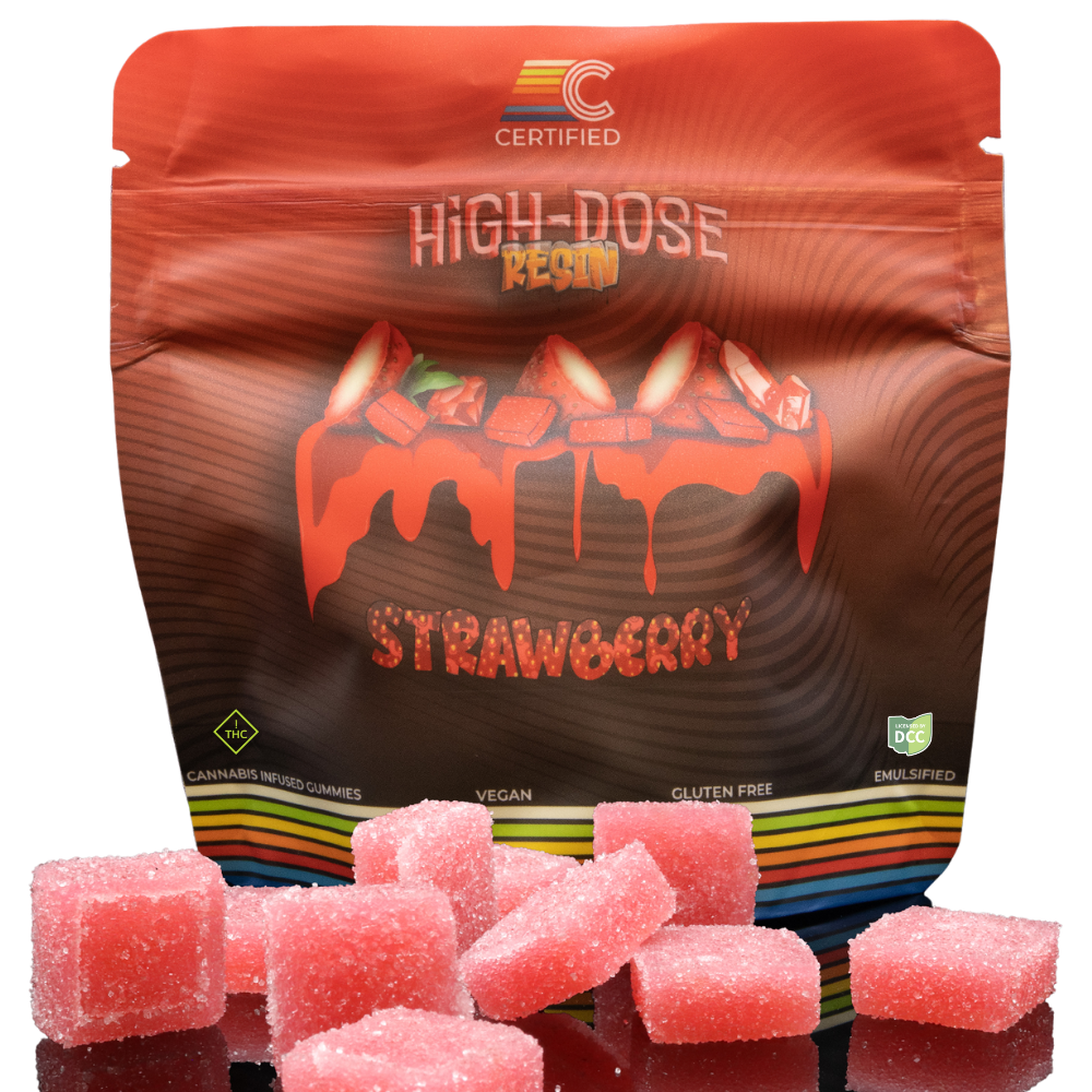 CERTIFIED High-Dose Strawberry Gummies