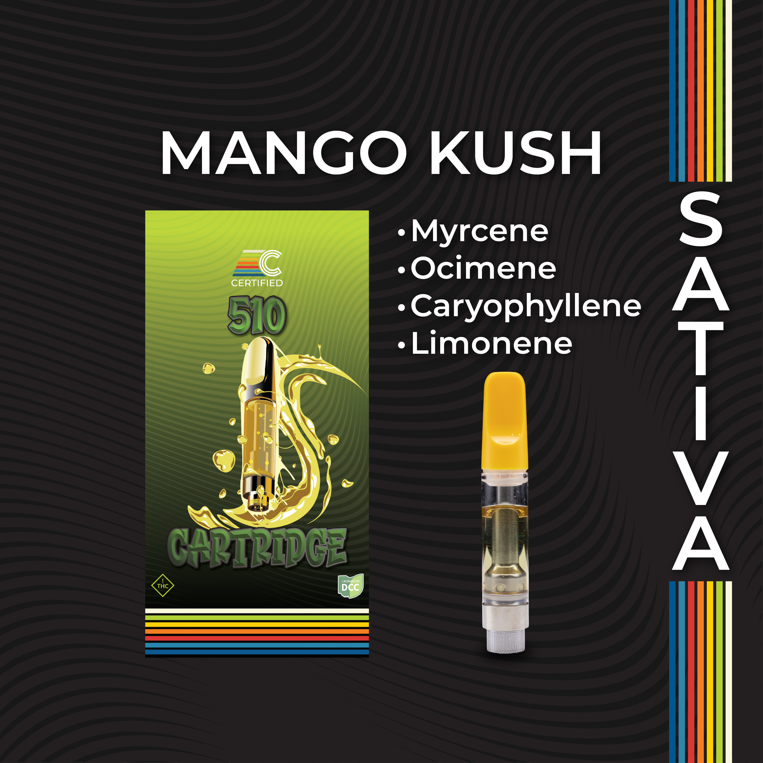 Mango Kush - 1g Cartridge | CERTIFIED
