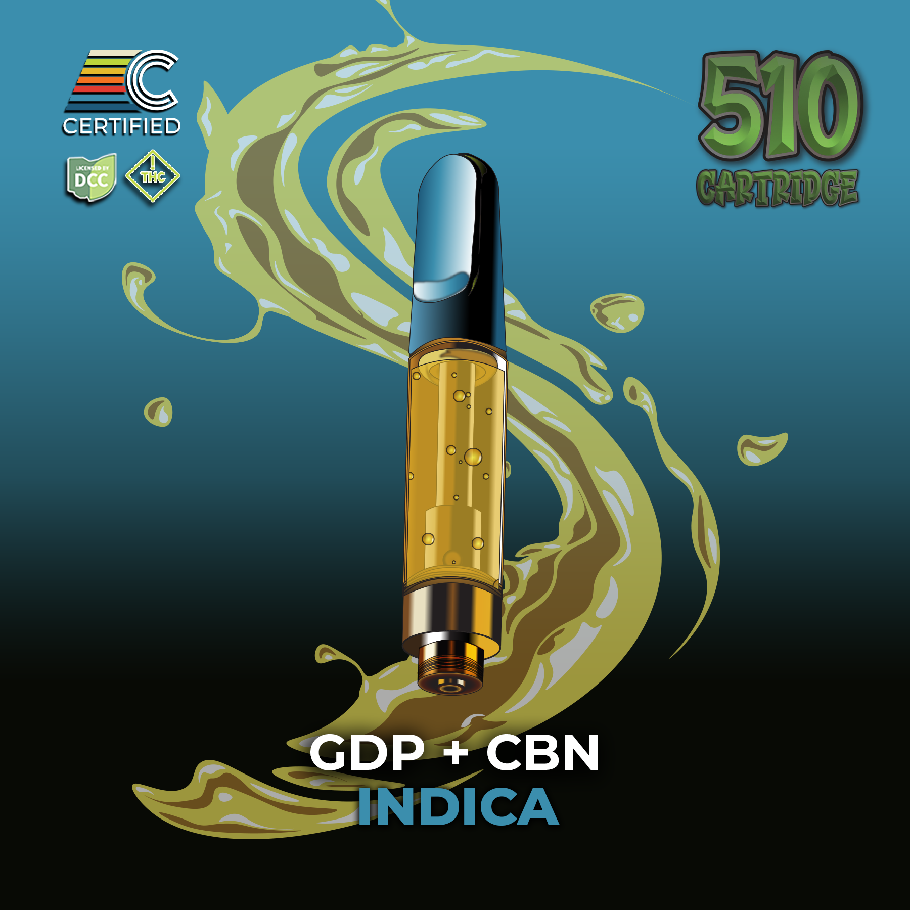 Granddaddy Purple + CBN - 1g Cartridge | CERTIFIED