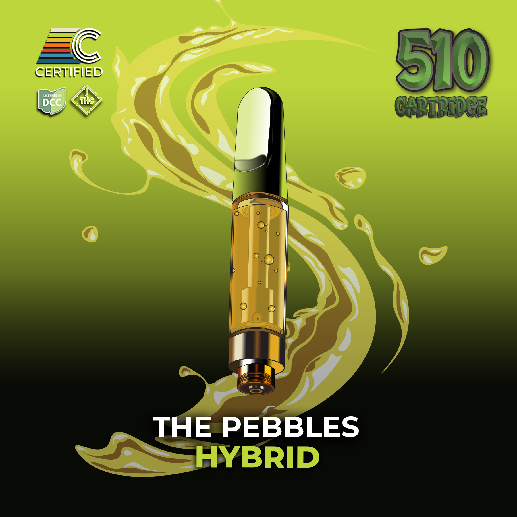 The Pebbles - 1g Vape Cartridge | CERTIFIED