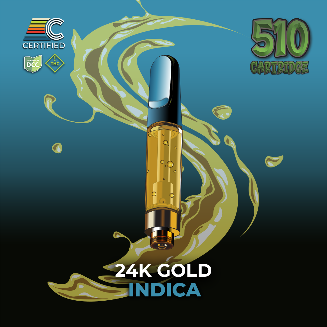 24K Gold | 1g Distillate Cartridge