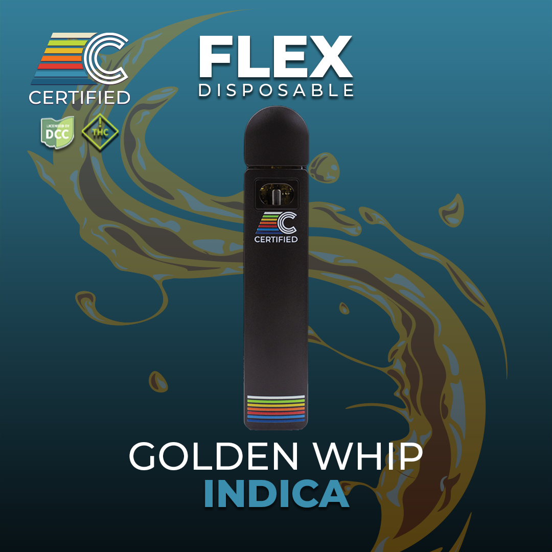 Golden Whip - 1g FLEX Disposable | CERTIFIED