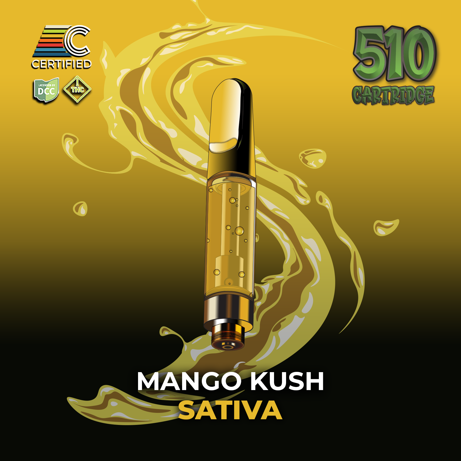Mango Kush - 1g Cartridge | CERTIFIED