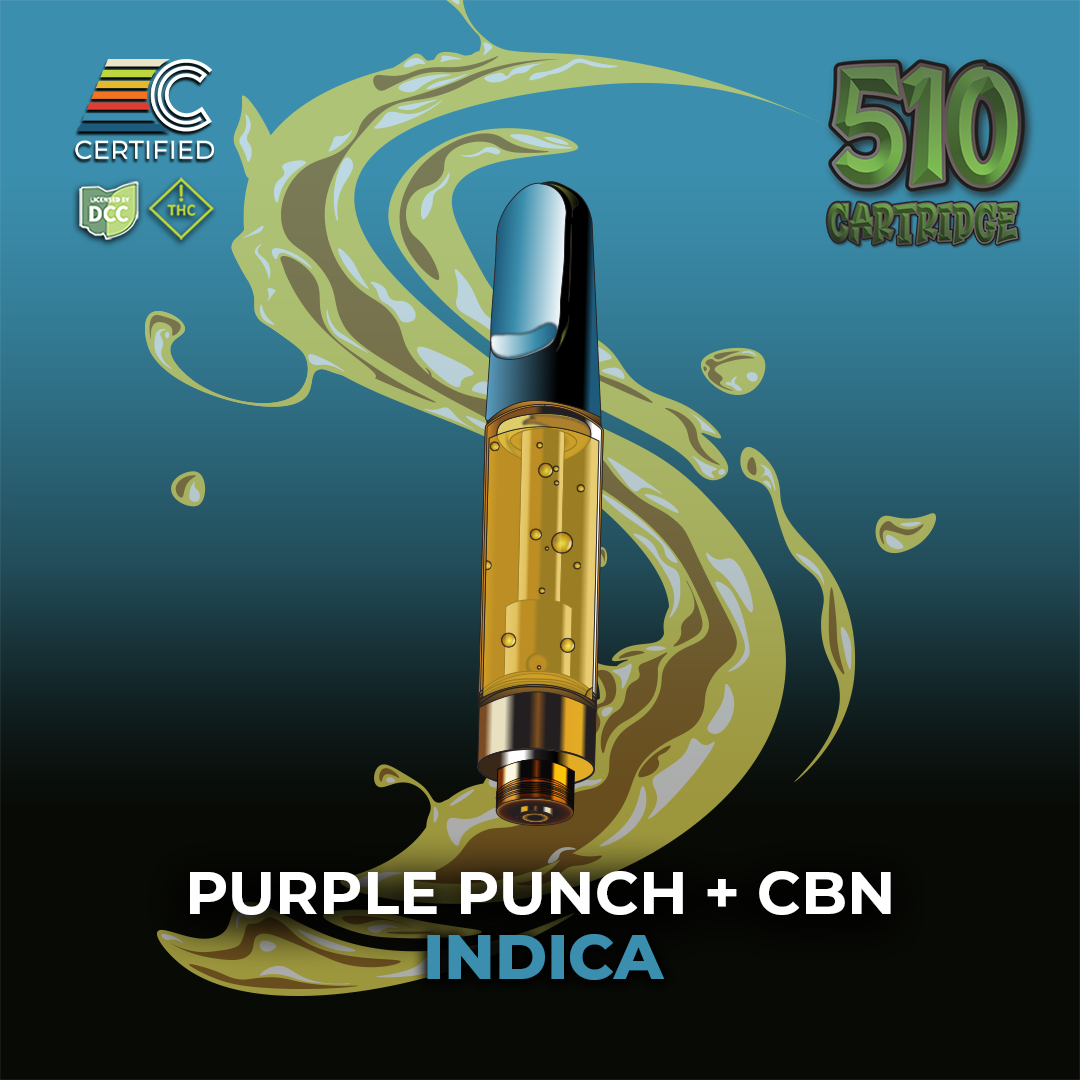 Purple Punch + CBN - 1g Cartridge | CERTIFIED