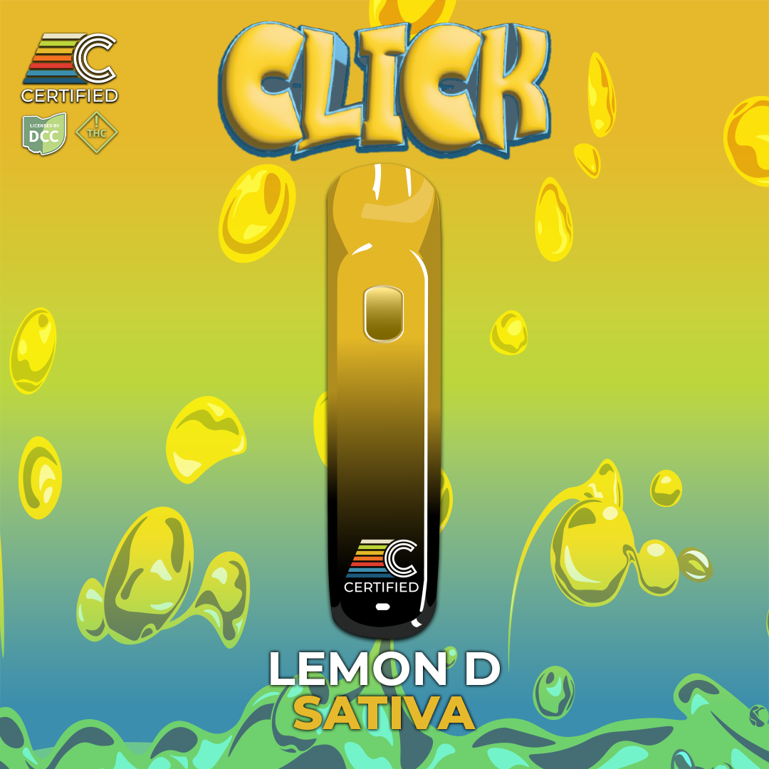 Lemon D - CLICK Disposable | CERTIFIED