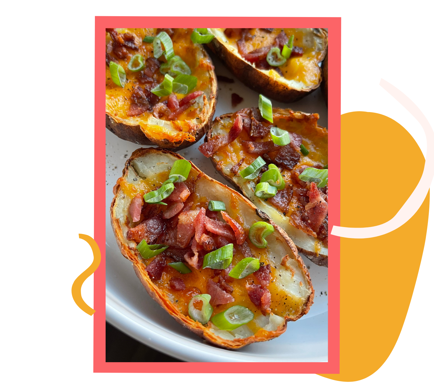 Friday S Copycat Loaded Potato Skins Air Fryer There S Food At Home Friday S Copycat Loaded Potato Skins Air Fryer There S Food At Home