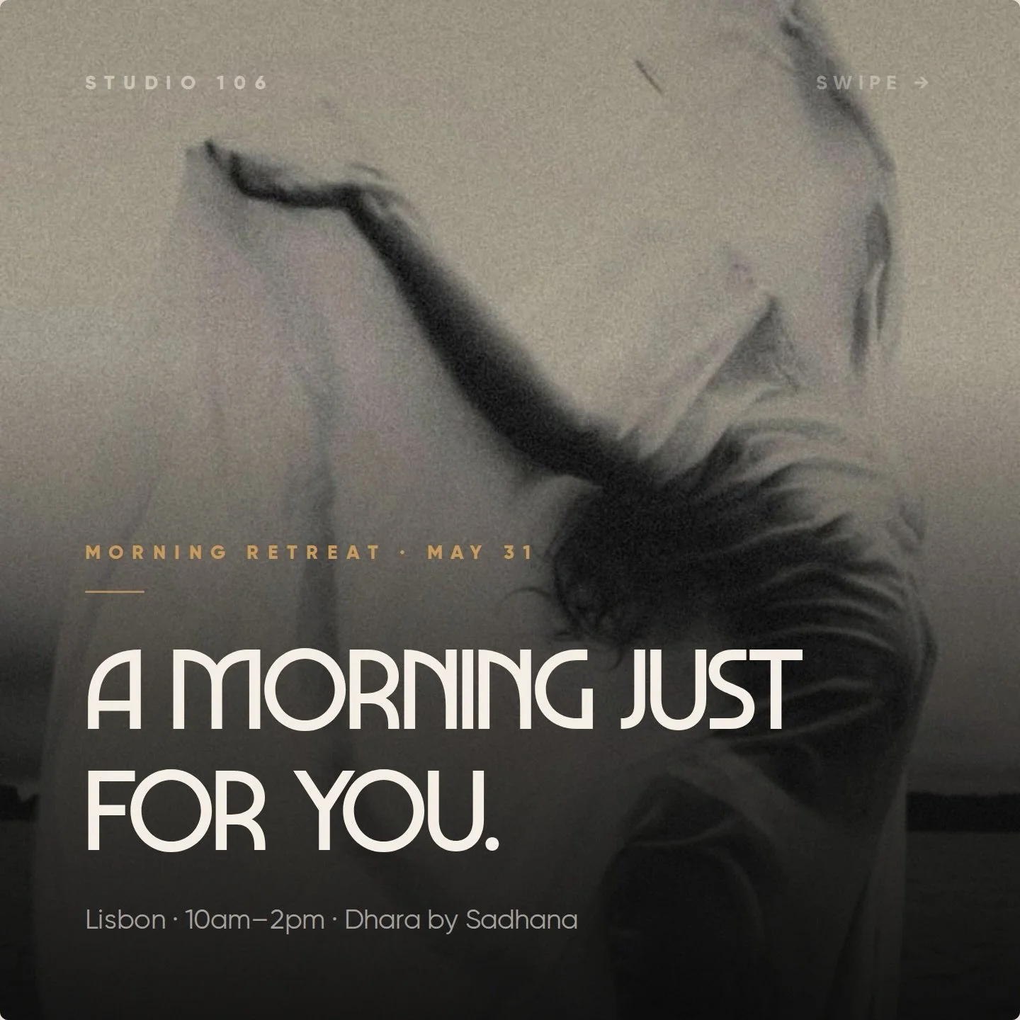 Lisbon &bull; STUDIO 106 Retreat is back!

@shine_with_shaz and I are hosting another intimate morning retreat on Sunday May 31, and this one feels particularly special.

This month we journey into the lungs - breathing in the arrival of summer as Ge
