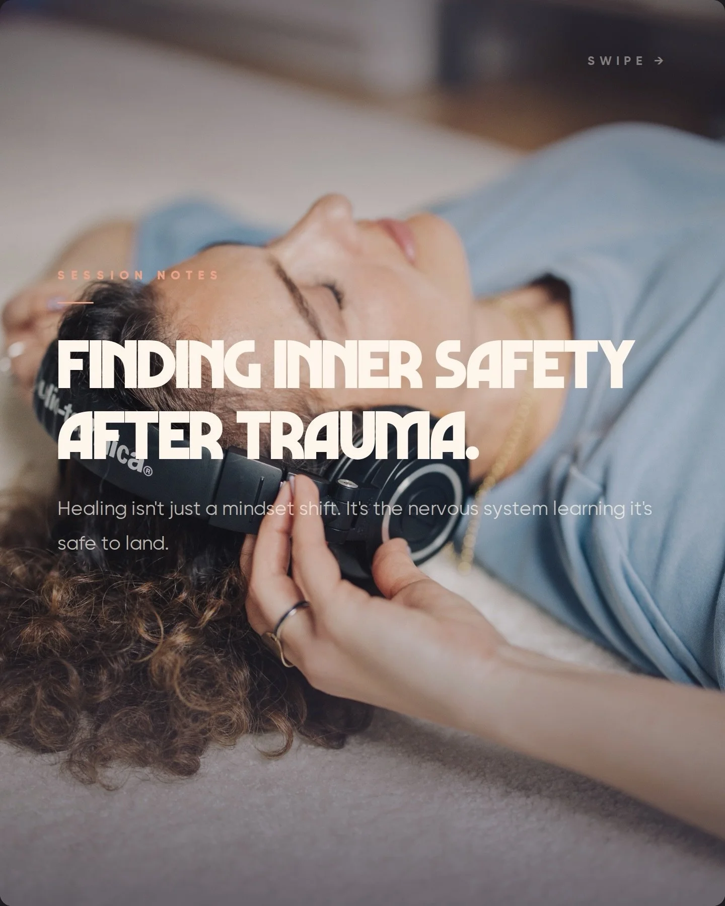 FINDING INNER SAFETY AFTER TRAUMA

Sometimes there isn&rsquo;t really a name for what someone is carrying. Just&hellip; the way the body holds on after something hard. The bracing. The waiting for something bad to happen. The part of you that never q