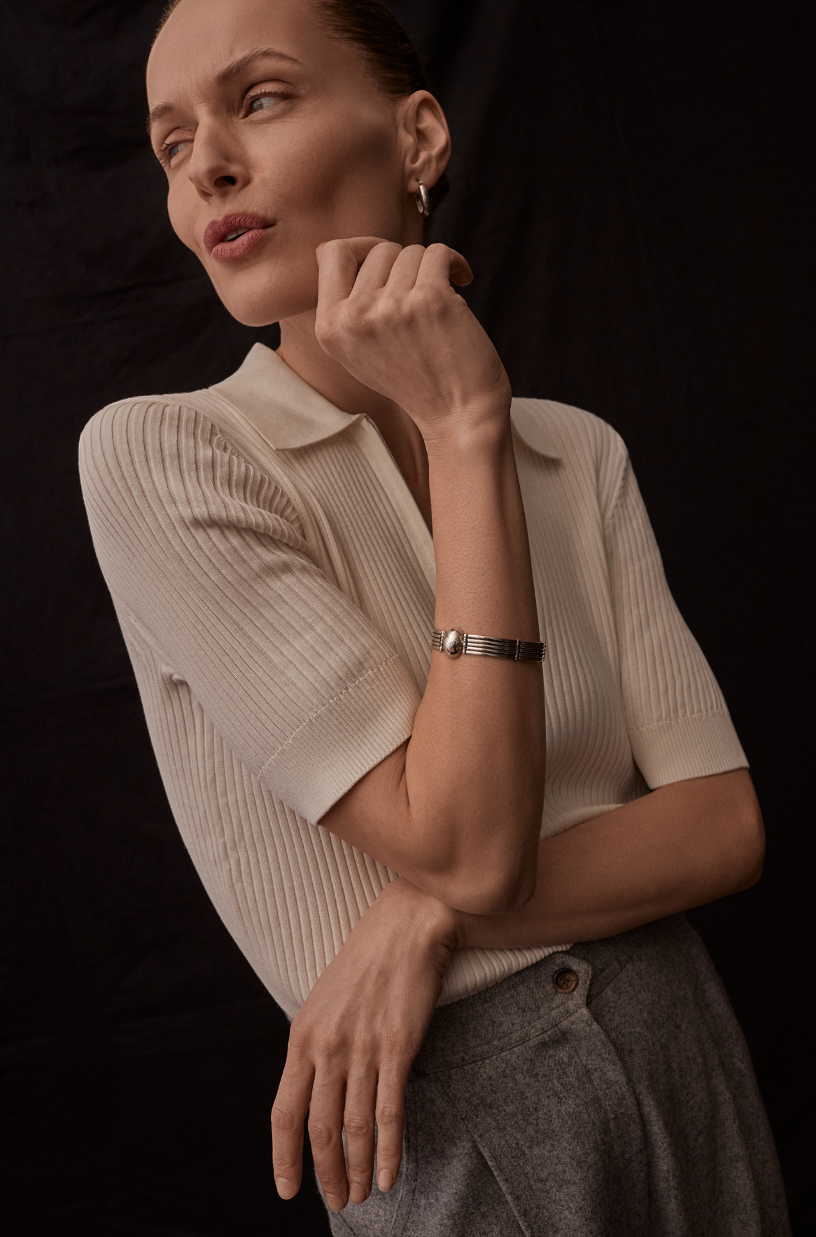 Luxury women's accessories studio photography with elevated creative direction and styling