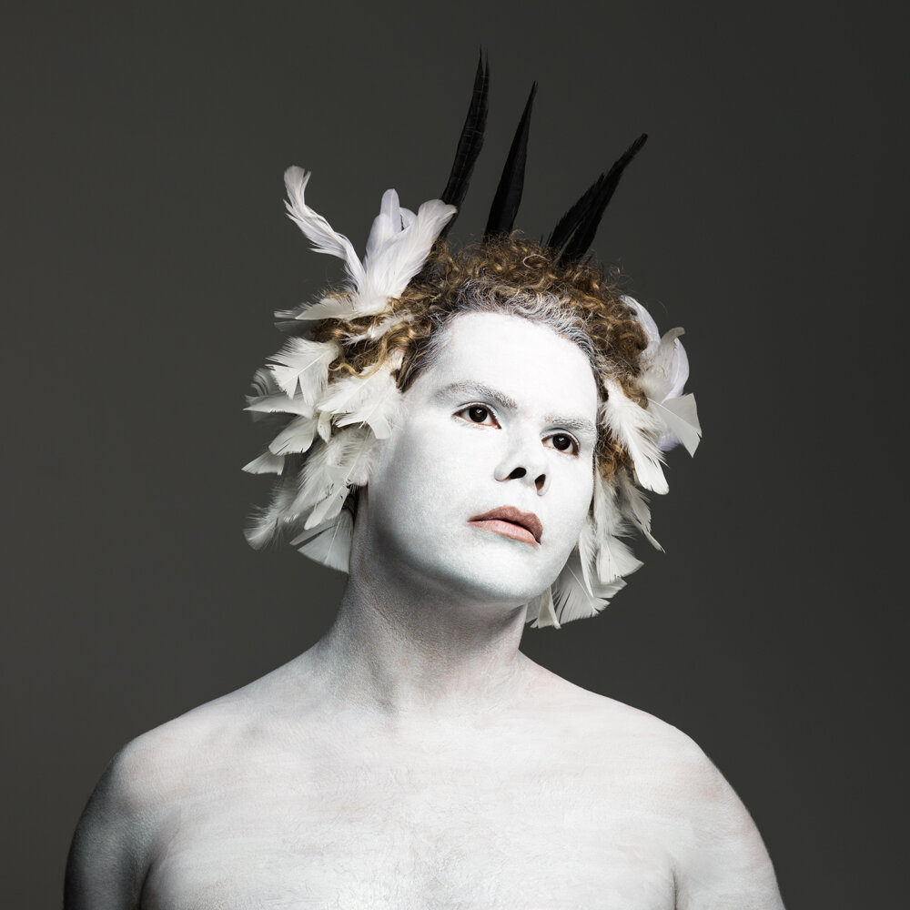 Christian Thompson AO, Echo I, 2014, c-type, print on Fuji Pearl Metallic Paper, 100 x 100 cm, edition of 5 + 2AP