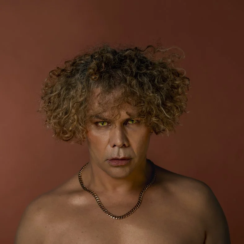 Christian Thompson AO, Body is Country 2025, C-type print on metallic paper, 120 x 120 cm, edition of 3 +2 AP 
