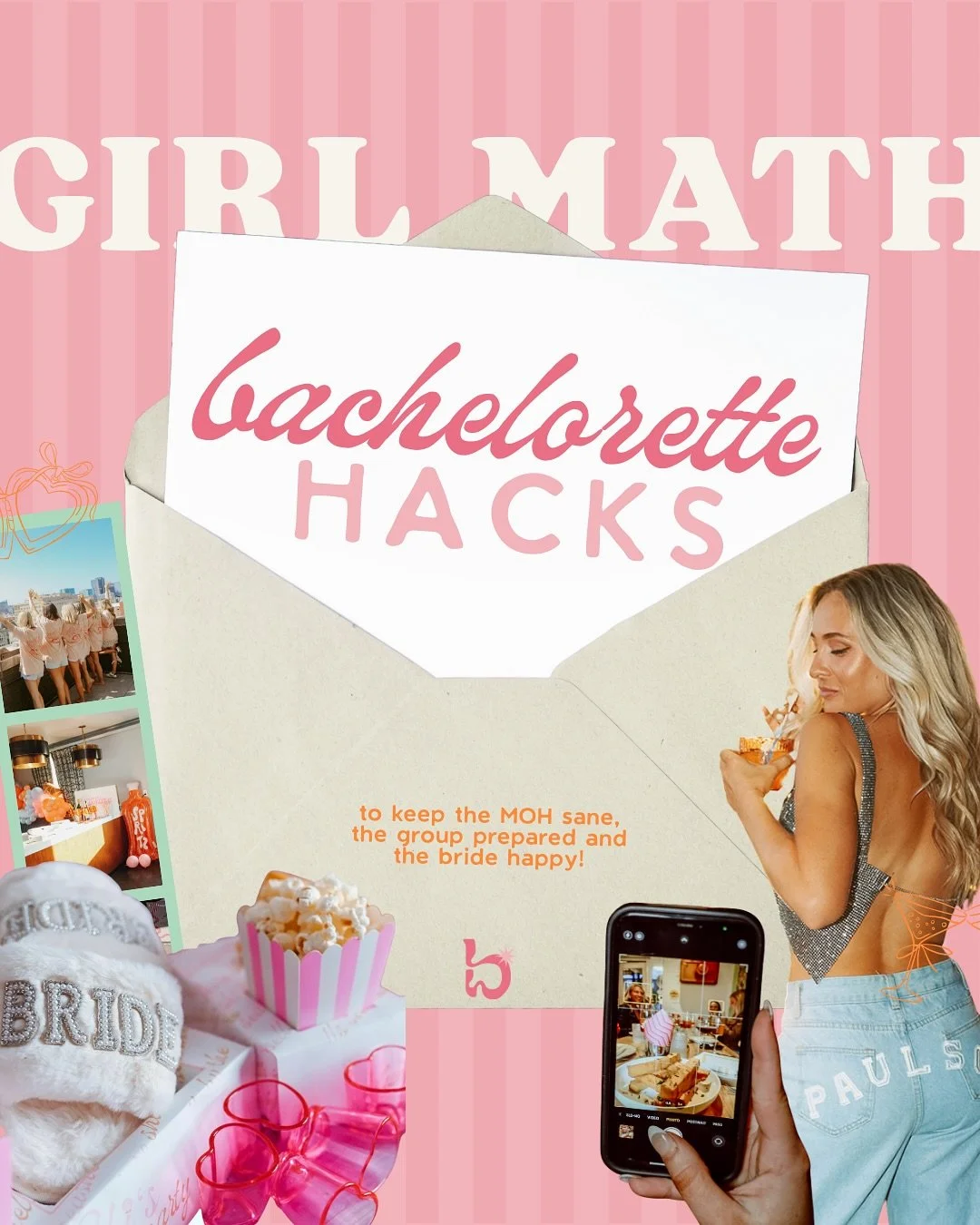 That&rsquo;s girl math with a side of hacks for your bachelorette weekend 💅🏼